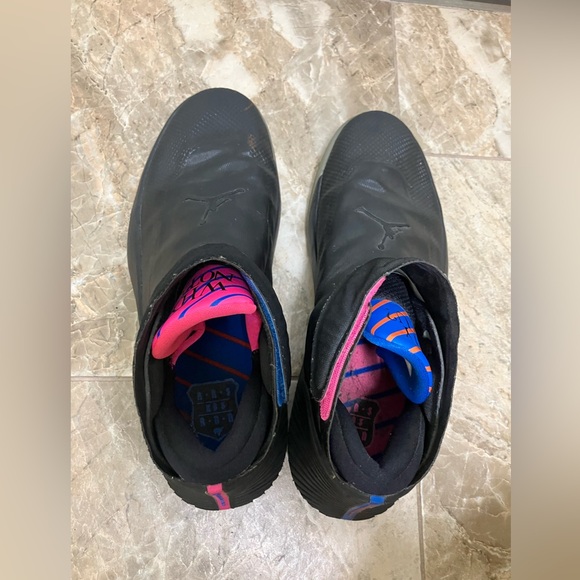 Nike Air Jordan Mens Why Not Sz 11 Black Pink Blue. Basketball Shoes Rare Dates - Picture 2 of 8